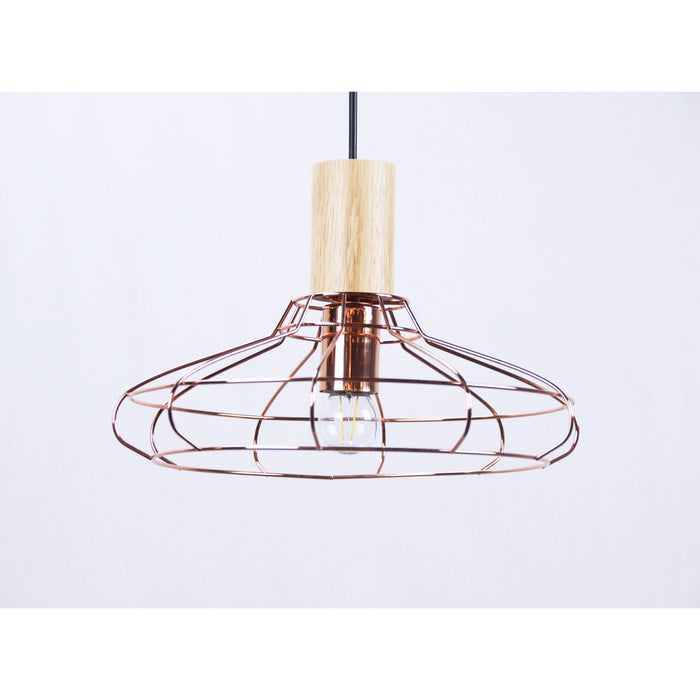 Lámpara Colgante Cobre 1L E27 40W