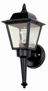 Farol Decorativo Negro E27 60w 1 Luz