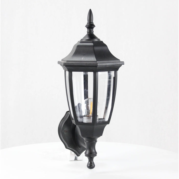 LAMP. EXT. PARED NEGRO 1L E27 40W (2 PIEZAS)
