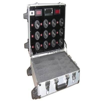 EXHIBIDOR PORTATIL DE BOMBILLO PARA SOCKET:E27 E14 E12 GU10 G9 G4 MR16 (FORMA DE MALETA)