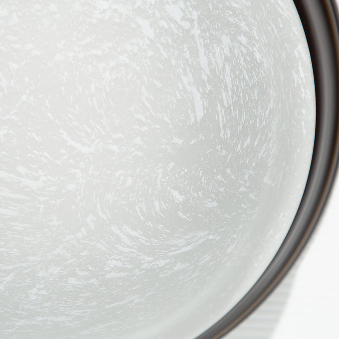 Plafón De Techo Led 17w, Acabado Bronce , Luz Cálida 3000k