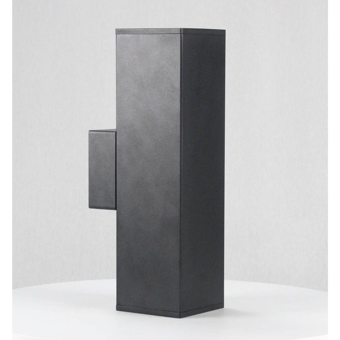 Lámpara Exterior Pared Negro 2L E27 75W