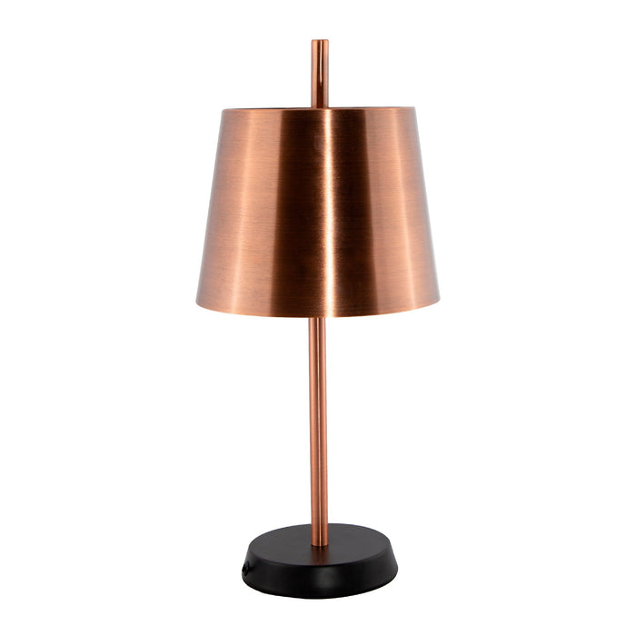 Lámpara de Mesa, Cobre 1L E27 60W