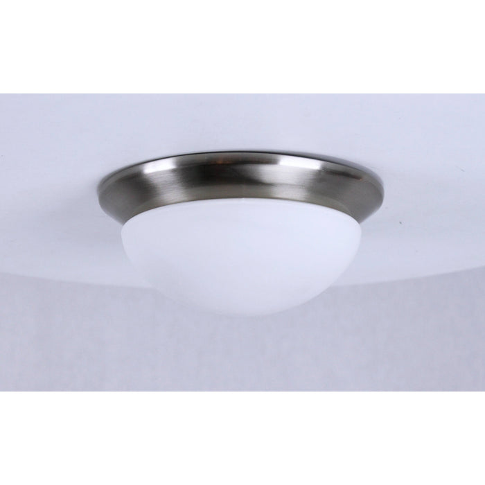 LAMP. TECHO NIQUEL SATINADO 1L E27 60W (2 PIEZAS)