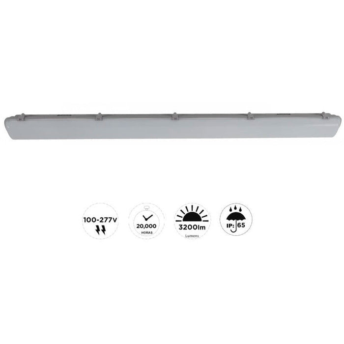LAMP. LED TECHO GRIS 40W 6000K ATENUABLE