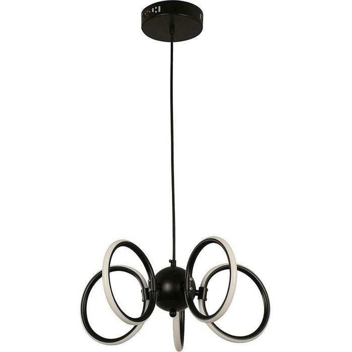 Lámpara Led Colgante Negro 40W 85-265V 3000K
