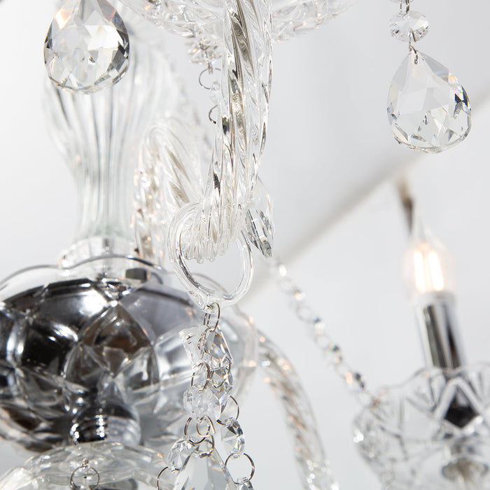 Lámpara Colgante Lumicentro Color Cromo 60 W de 3 Luces