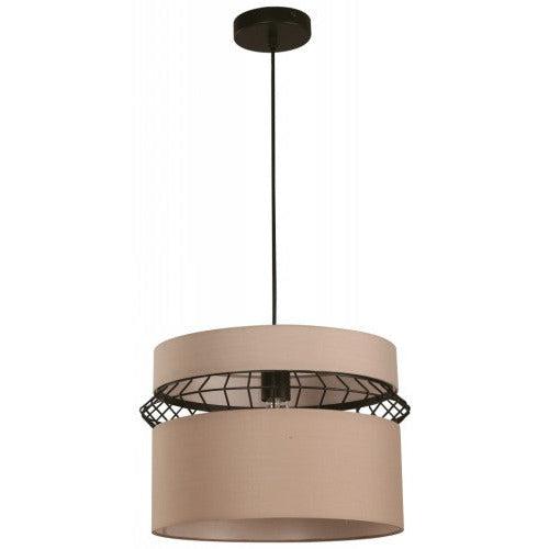 Lámpara Colgante Negro 1L E27 60W
