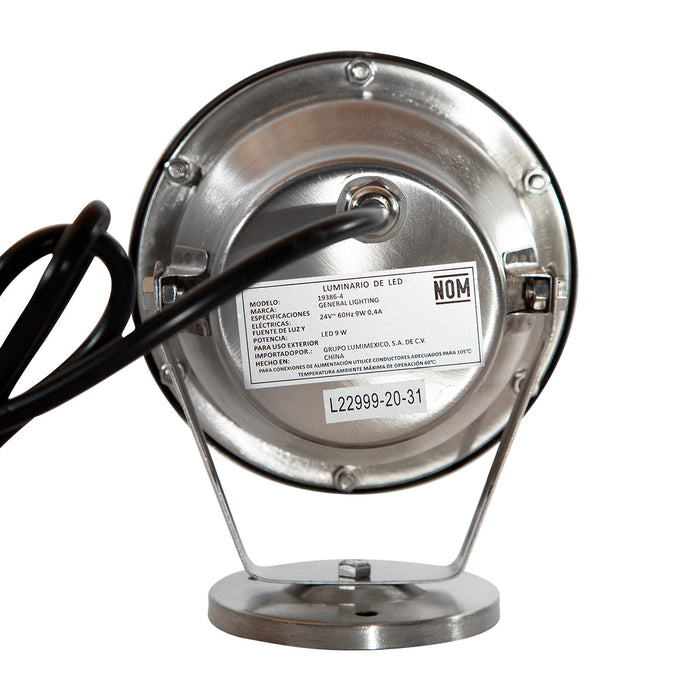 Reflector LED para exterior RGB 9 Watts