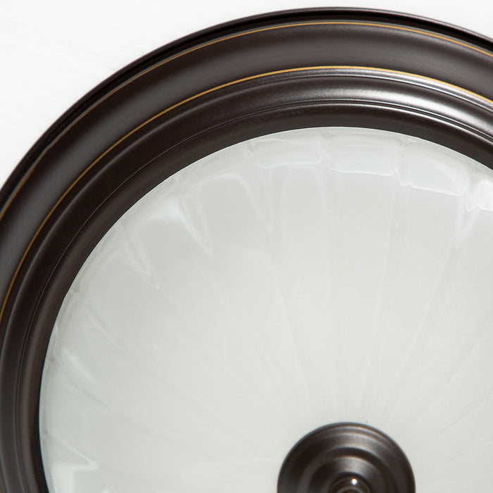 Plafón De Techo Led 17w Estilo Clásico, Bronce Antiguo