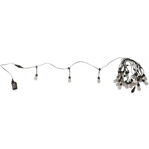 EXTENSIÓN DE LUCES LED NEGRO 20 LUCES 3W 3000K-3500K LUZ CÁLIDA 6.7M
