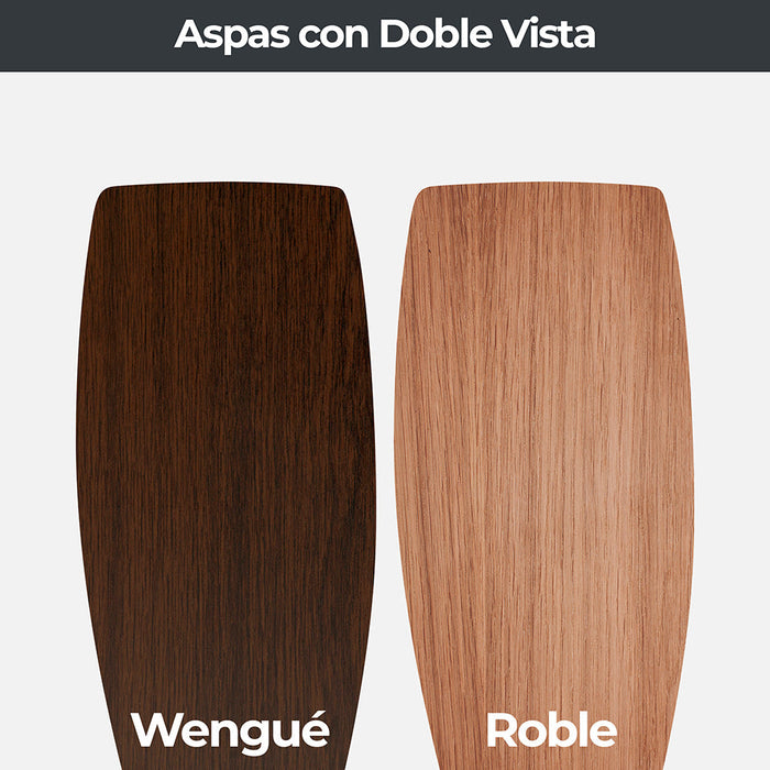 Ventilador LED De Techo 32" Niquel Satinado 12W