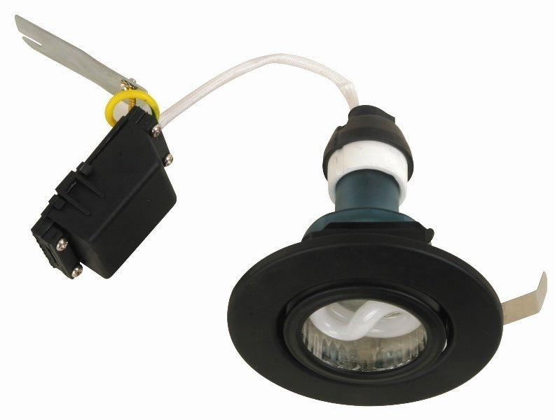 Lámpara empotrable de Techo Lumicentro Color Negro de 1 luz