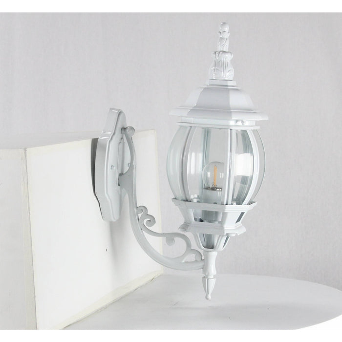 LAMP. EXT. PARED BLANCO 1L E27 100W