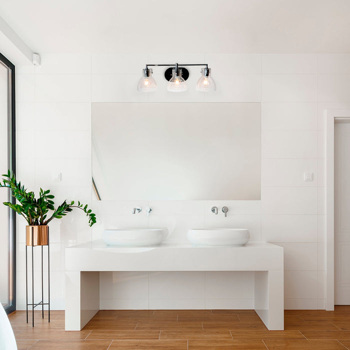 Lámpara de Pared Cromo 3 Luces  E27 60w