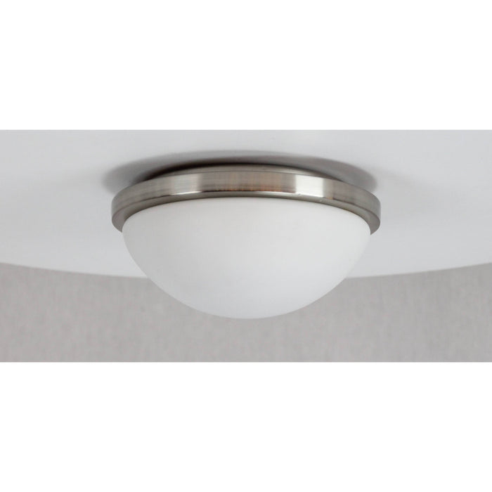 LAMP. TECHO NÍQUEL SATINADO 1L E27 60W