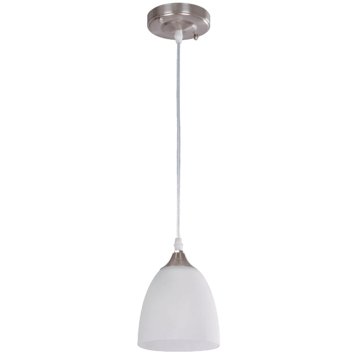 LAMP. COLGANTE BLANCO 1L E27 60W