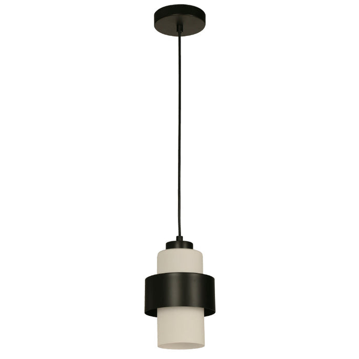 LAMP. COLGANTE NEGRO 1L E27 40W