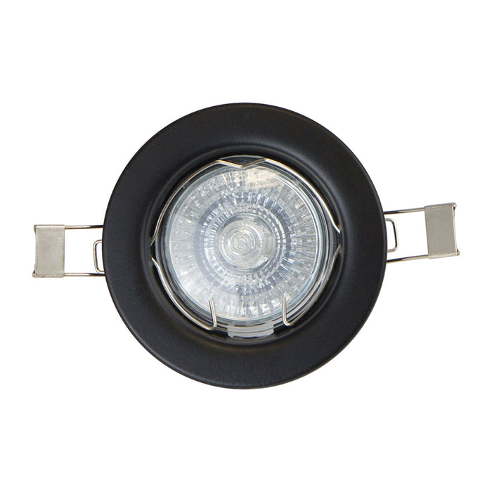 Lámpara Empotrable de 50 W Color Negro Mate