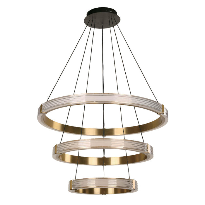 LAMP. LED COLGANTE DORADO 1L 94W 100-240V 3000K