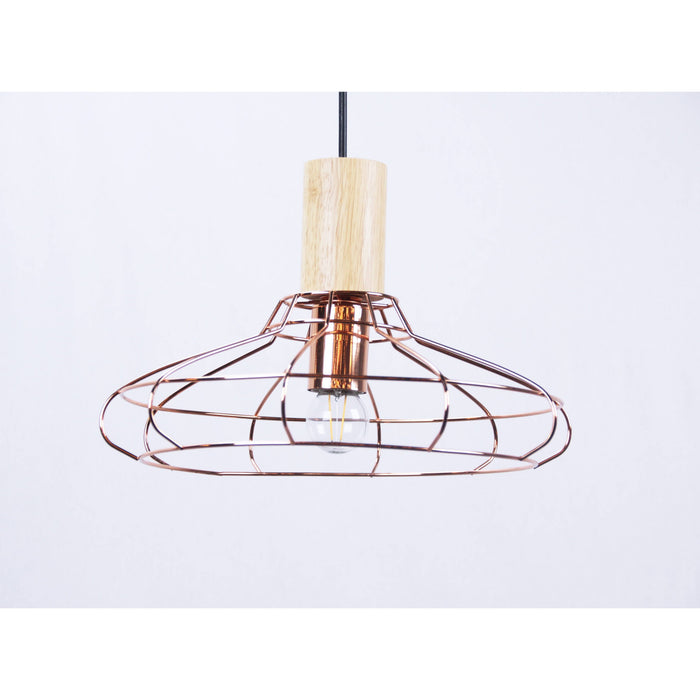 Lámpara Colgante Cobre 1L E27 40W