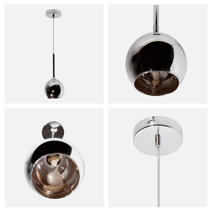 Lámpara Colgante Cromo 1L G9 40W