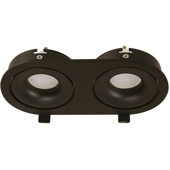 Lámpara Techo Negro 2L Gu10 50W