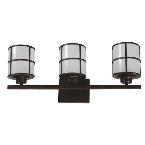 LAMP. PARED BRONCE CEPILLADO 3L E27 40W