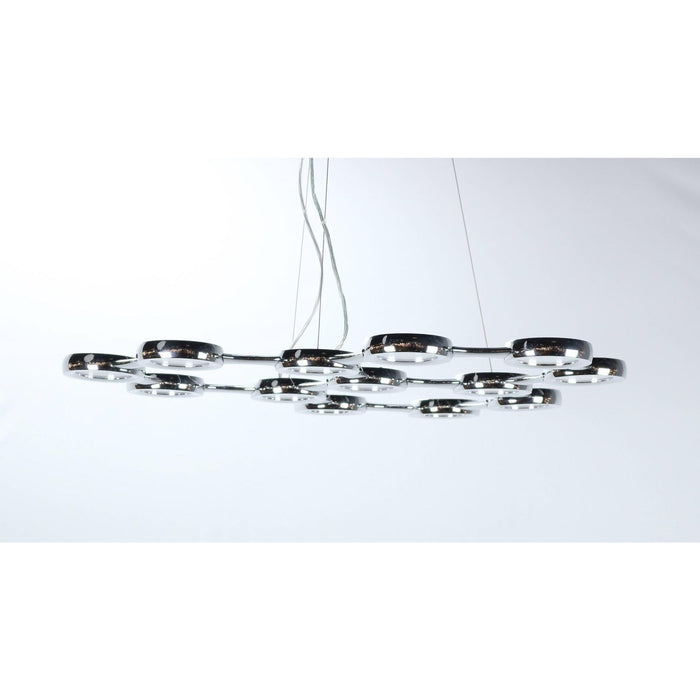 LAMP. LED COLGANTE CROMO 78W 100-240V 3000K