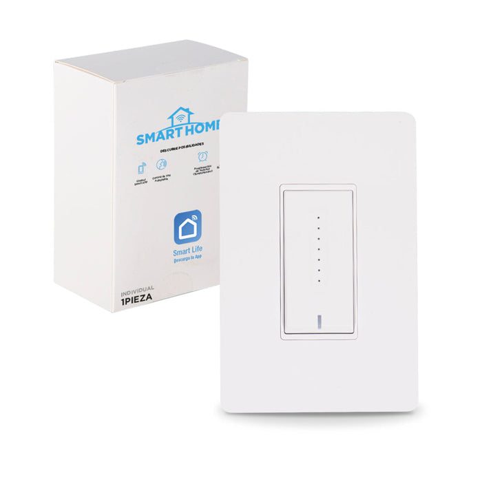 Interruptor inteligente regulable con sensor de brillo y encendido y apagado