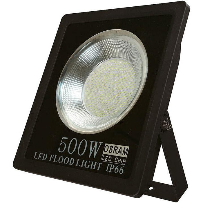 Lámpara Led Exterior Reflectora Negro 1L 500W 100-277V 6000K