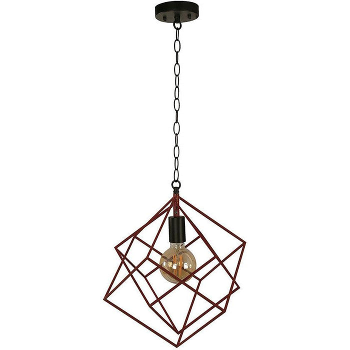 Lámpara Colgante Negro 1L E27 60W