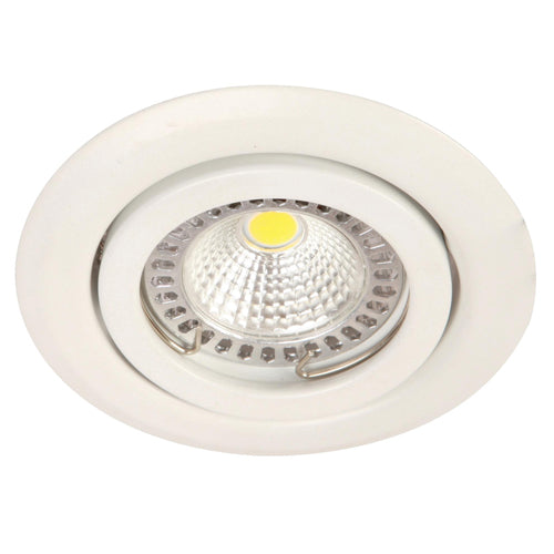 LAMP. LED TECHO BLANCO GU10 3W 100-277V 3000K (BOMBILLO LED INCLUIDO)