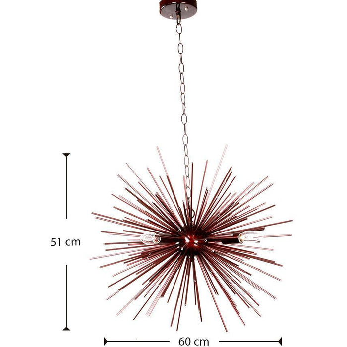 LAMP. COLGANTE CHOCOLATE 4L E14 40W