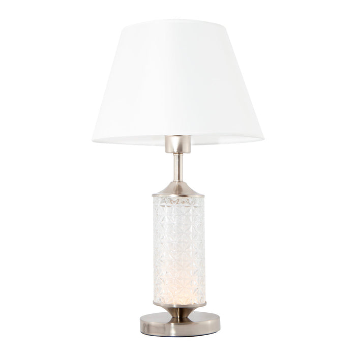 Lámpara de Mesa Clásico Blanco E27 60w 1 Luz