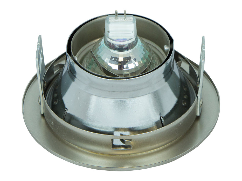 Lámpara Empotrable de 1 Luz Color Níquel Satinado 50W