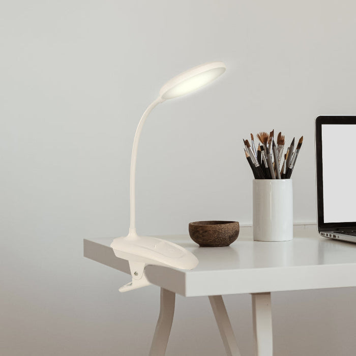 LAMP. LED ESCRITORIO BLANCO 1L 3W 5V 3000K,4000K,6000K (ATENUABLE Y TOQUE)