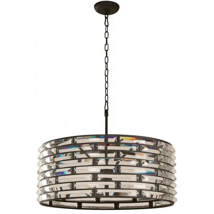Lámpara Colgante Negro 6L E14 40W