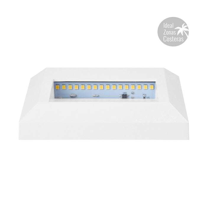 Lámpara de exterior LED para sobreponer, 1 W, Luz blanca neutra, ideal zona costera