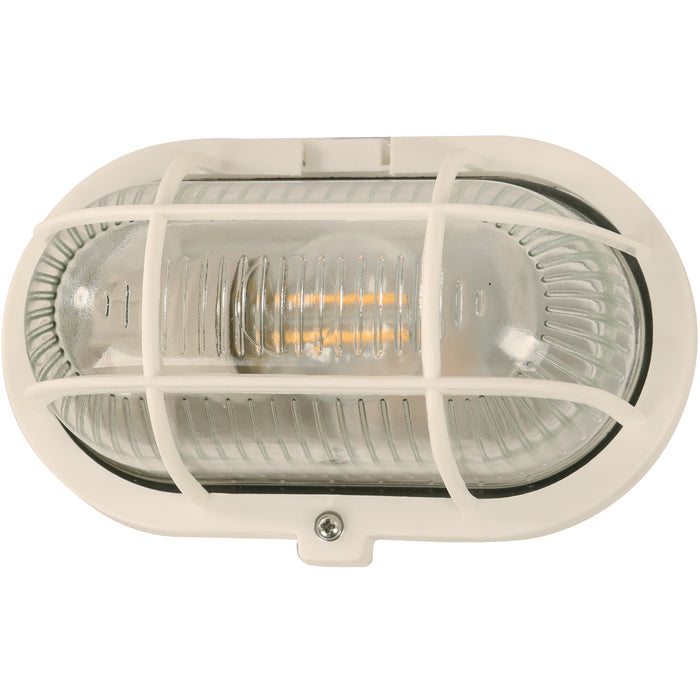 LAMP. EXT. PARED BLANCO 1L E27 12W 120V