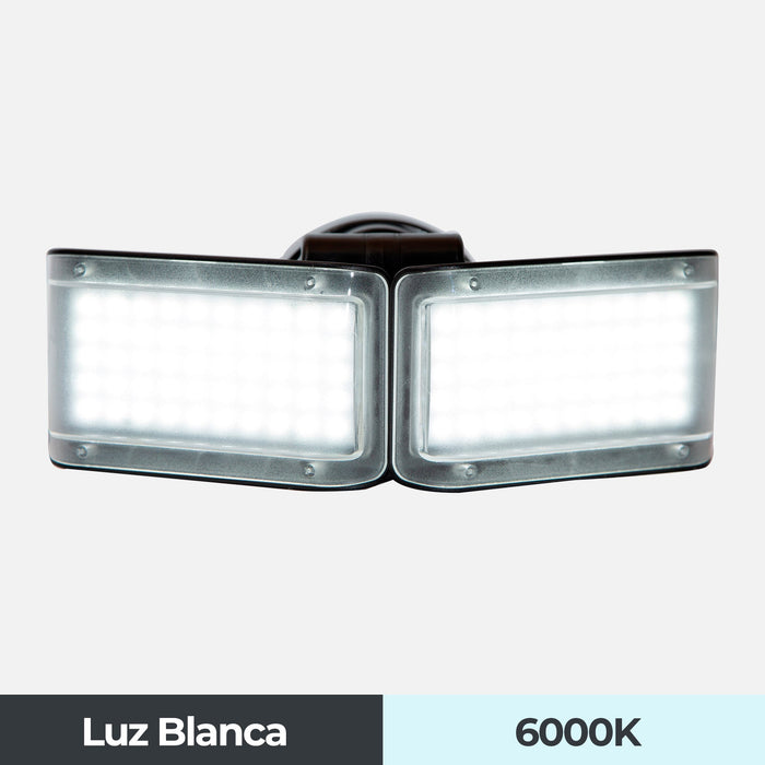 Lámpara LED Solar 6000K 5W Sensor de Movimiento IP54 Exterior