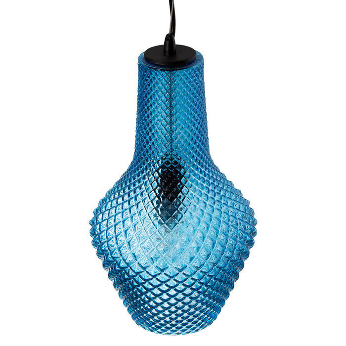 Lámpara Colgante Lumicentro Azul de 1 Luz