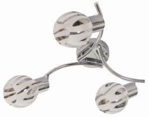 Lámpara Colgante Inlite Color Bronce Cepillado de 3 Luces