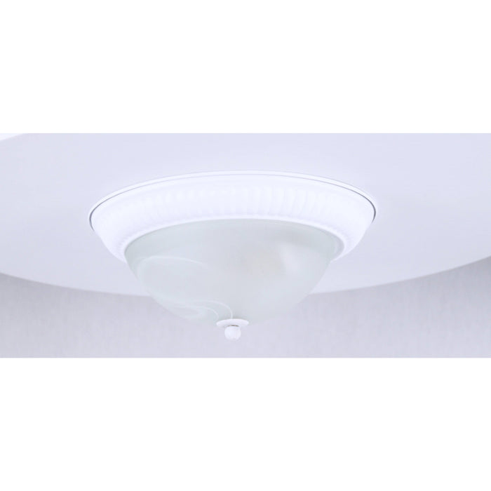LAMP. TECHO BLANCO 1L E27 60W (2 PIEZAS)