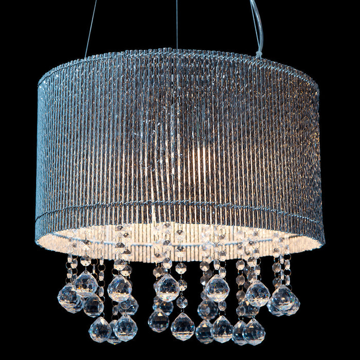 Lámpara Colgante Lumicentro Níquel Satinado 3 Luces 60W E27