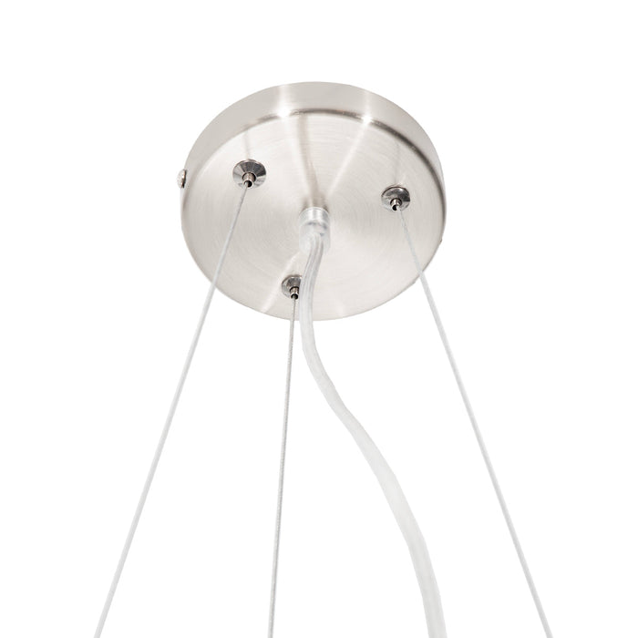 Lámpara Colgante Lumicentro Níquel Satinado 3 Luces 60W E27