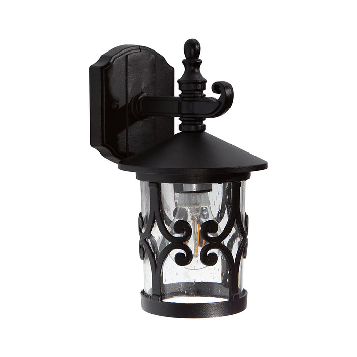 Aplique de Pared Ike Lite Clásico Negro 60W E27 1 Luz