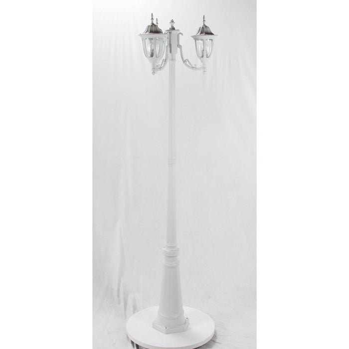 LAMP. EXT. POSTE BLANCO 3L E27 100W
