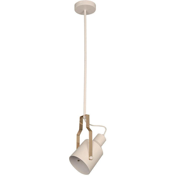Lámpara Colgante Blanco 1L E27 40W