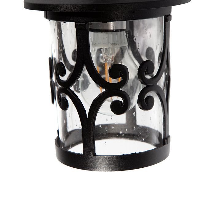 Aplique de Pared Ike Lite Clásico Negro 60W E27 1 Luz